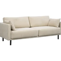 Bank Siem 3-zits - stof Egon - beige