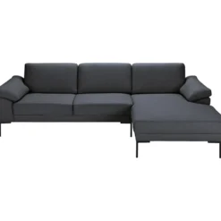 Bank Tom met chaise longue rechts - Basel - antraciet