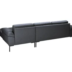 Bank Tom met chaise longue rechts - Basel - antraciet