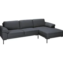 Bank Tom met chaise longue rechts - Basel - antraciet