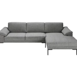 Bank Tom met chaise longue rechts - Monza - grijs