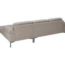 Bank Tom met chaise longue rechts - Monza - beige