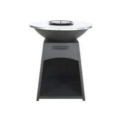 Barbecue CORVERA - 81 cmx81 cmx96.1 cm - Zwart Metaal