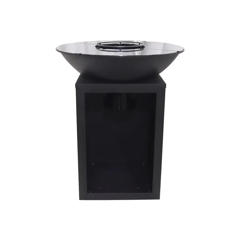 Barbecue IGNOS - 80 cmx80 cmx95 cm - Zwart Metaal