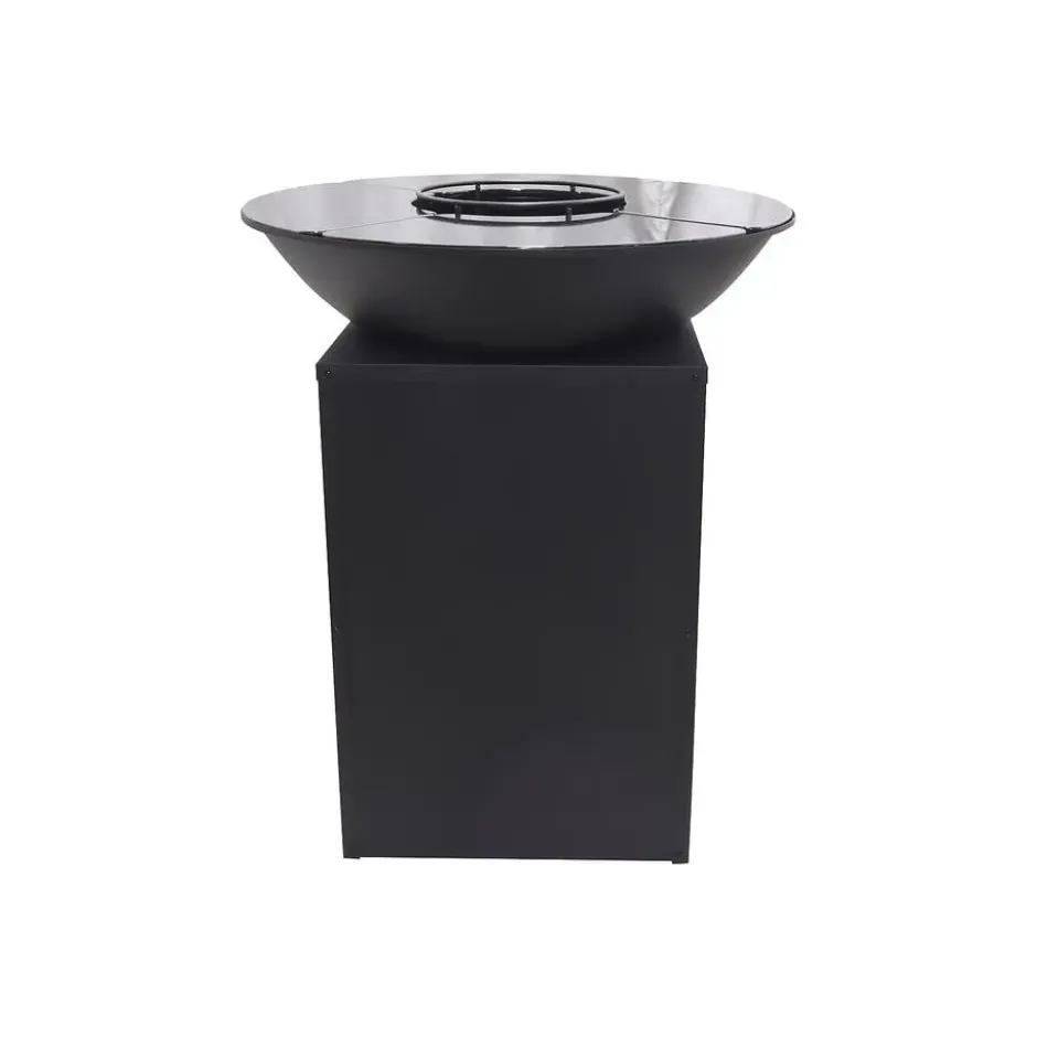 Barbecue IGNOS - 80 cmx80 cmx95 cm - Zwart Metaal