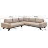 Barcelona hoekbank sunbrella loungeset - Taupe