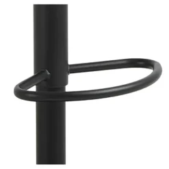 Barkruk - Zwart PU leer - Zithoogte 85cm - Muris