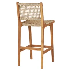 Barstoel Naturel Teak - 55x45x95cm - Derby