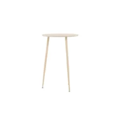 Bartafel Beige Hout - 70x70x105cm - Plaza
