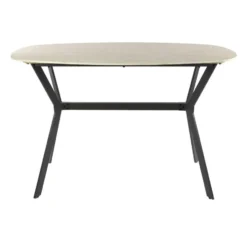 Bartafel Deens Ovaal Travertin - 140x75x90cm - Romano