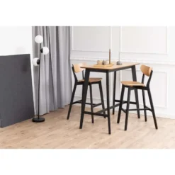 Bartafel - Eiken Veneer - 120x60x105cm - Maughold