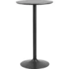 Bartafel Ivano - zwart - 105xØ60 cm