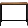 Bartafel Luuk - zwart/naturel - 120x60x92 cm