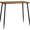 Bartafel Milo - zwart/naturel - 105x120x70 cm