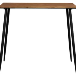 Bartafel Milo - zwart/naturel - 105x120x70 cm