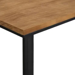 Bartafel Milo - zwart/naturel - 105x120x70 cm