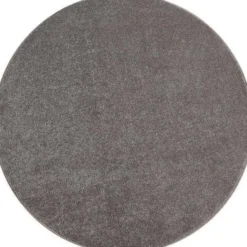 Basics Effen Rond Vloerkleed Beige Laagpolig - 160 CM Ø