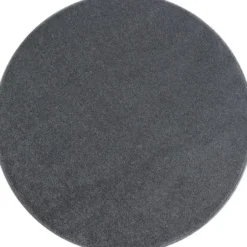 Basics Effen Rond Vloerkleed Lichtgrijs Laagpolig - 160 CM Ø
