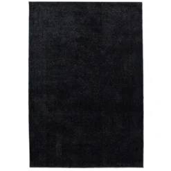 Basics Effen Vloerkleed Antraciet Laagpolig - 140x200 CM