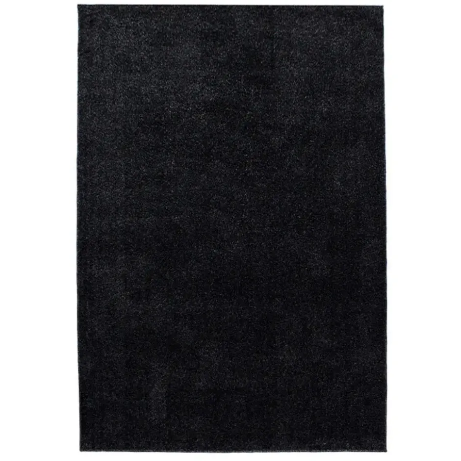 Basics Effen Vloerkleed Antraciet Laagpolig - 140x200 CM