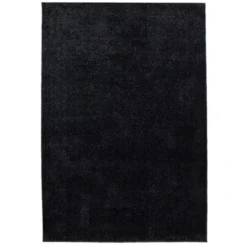 Basics Effen Vloerkleed Antraciet Laagpolig - 140x200 CM