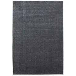 Basics Effen Vloerkleed Grijs Laagpolig - 140x200 CM