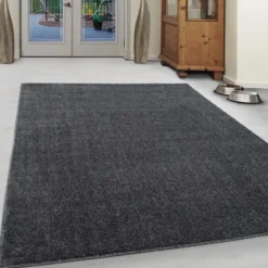 Basics Effen Vloerkleed Grijs Laagpolig - 140x200 CM