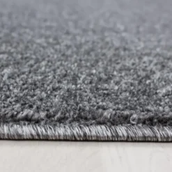 Basics Effen Vloerkleed Grijs Laagpolig - 140x200 CM