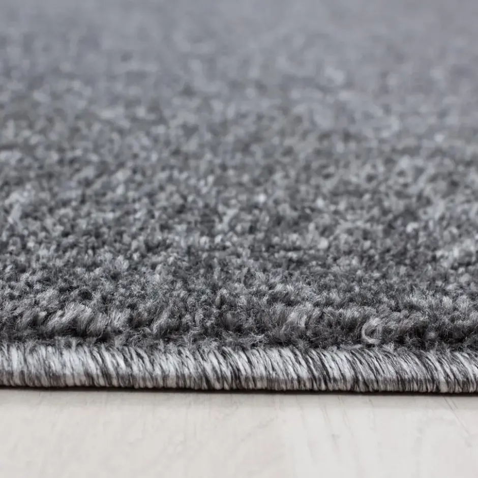 Basics Effen Vloerkleed Grijs Laagpolig - 140x200 CM