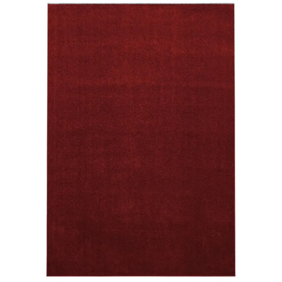 Basics Effen Vloerkleed Rood Laagpolig - 140x200 CM