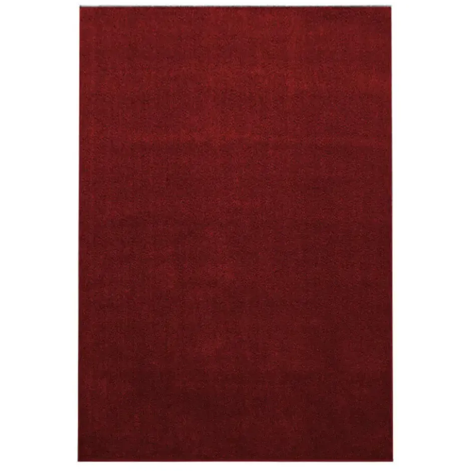 Basics Effen Vloerkleed Rood Laagpolig - 140x200 CM