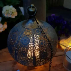 Batterij lamp Tiznit 24x Flame LED Marokkaanse lantaarn
