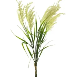 BD Kunstbloem Pluimgras - losse steel/tak - creme - 62 cm