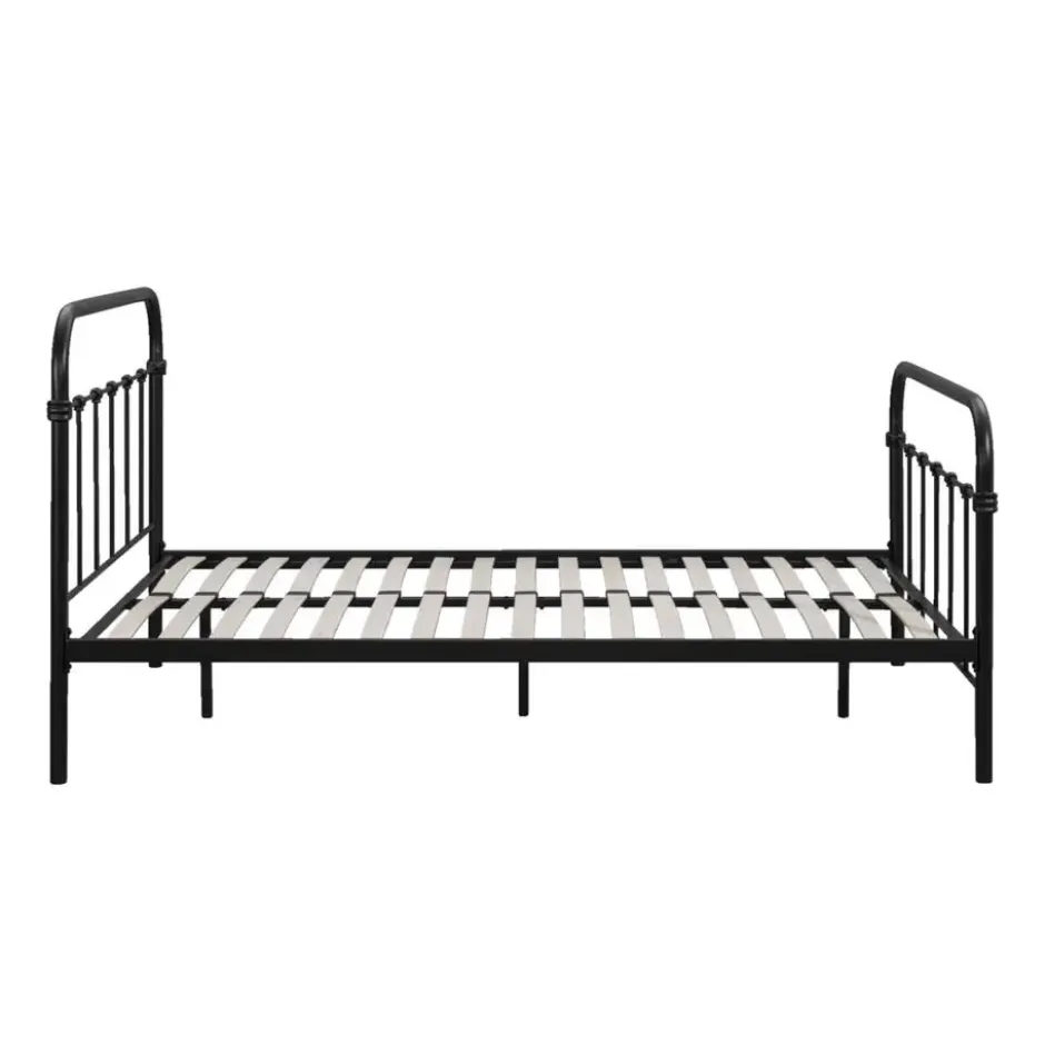 Bed Anne - mat antraciet - 120x200 cm
