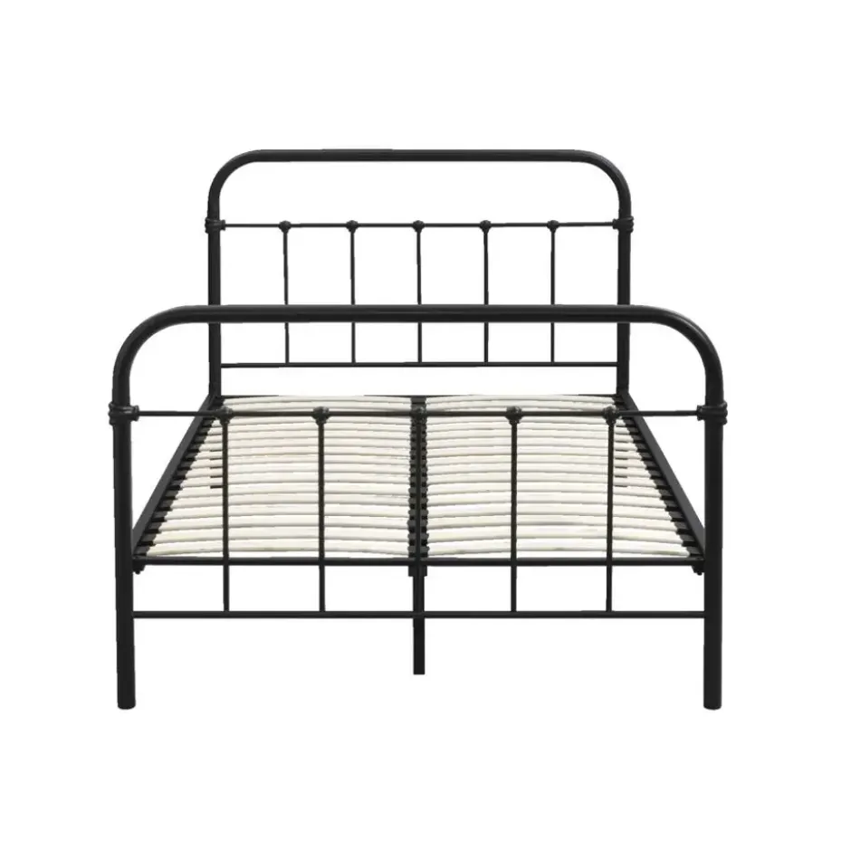 Bed Anne - mat antraciet - 120x200 cm