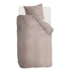 Beddinghouse Frost dekbedovertrek - 140x200/220 - Zacht Roze
