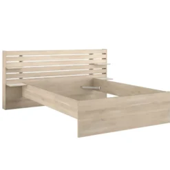 Bed Evi - eikenkleur - 140x200 cm