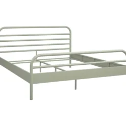 Bed Jada metaal - groen - 140x200 cm