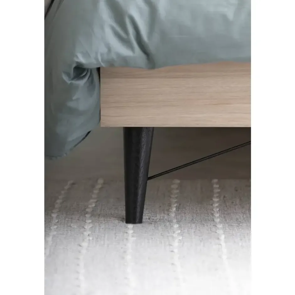Bed Kansas - eikenkleur - 160x200 cm
