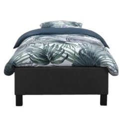 Bed Lena - antraciet - 90x200 cm