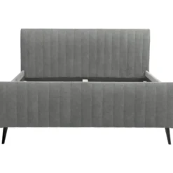 Bed Lieke - grijs/groen - 140x200 cm
