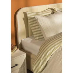 Bed Lizz met opbergruimte - ecru - 160x200 cm