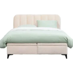 Bed Lizz met opbergruimte - ecru - 180x200 cm
