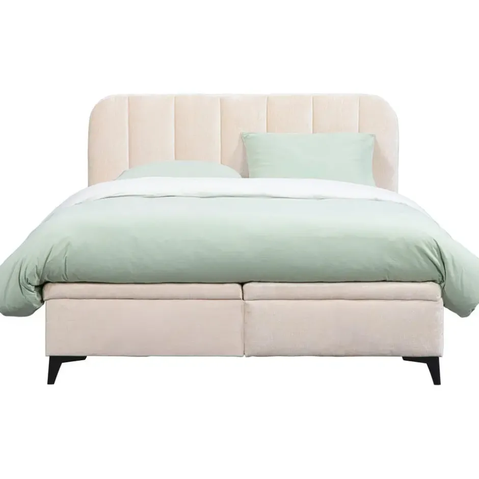 Bed Lizz met opbergruimte - ecru - 140x200 cm
