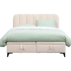 Bed Lizz met opbergruimte - ecru - 140x200 cm