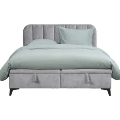 Bed Lizz met opbergruimte - grijs - 180x200 cm