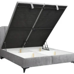 Bed Lizz met opbergruimte - grijs - 180x200 cm