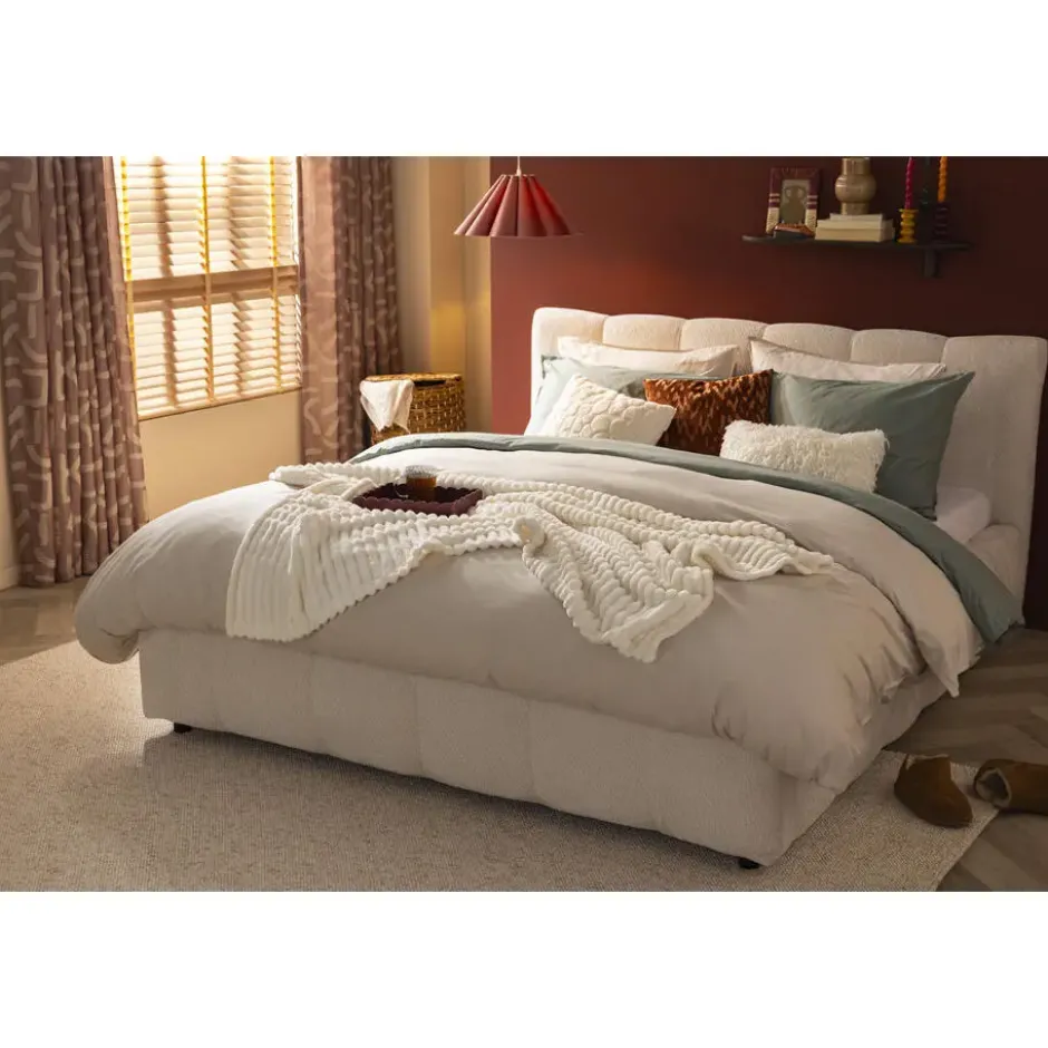 Bed Maudy - ecru - 180x200 cm