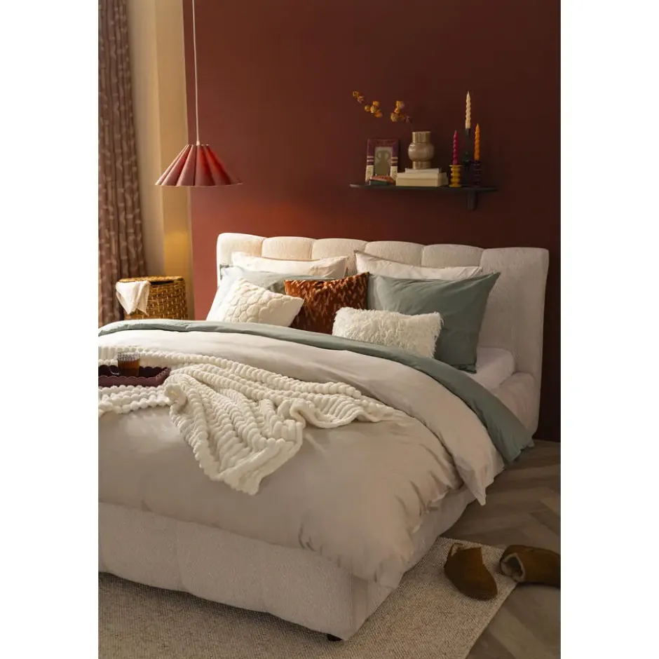 Bed Maudy - ecru - 180x200 cm
