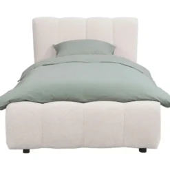 Bed Maudy met opbergruimte - ecru - 90x200 cm